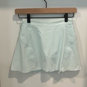 Athletes girls lightly blue tennis skirt size Medium